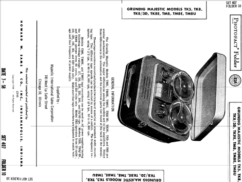 Majestic TM8U; Grundig Radio- (ID = 808195) Ton-Bild