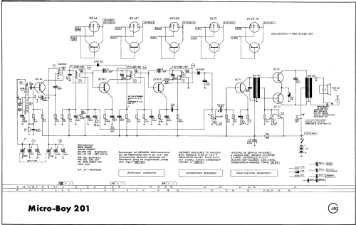 Micro-Boy 201; Grundig Radio- (ID = 201361) Radio