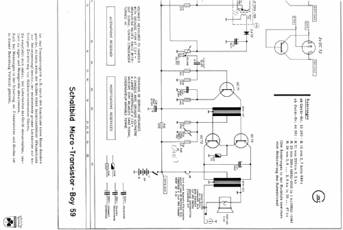 Micro-Transistor-Boy 59; Grundig Radio- (ID = 181016) Radio