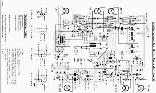 Micro-Transistor-Boy 59; Grundig Radio- (ID = 181018) Radio