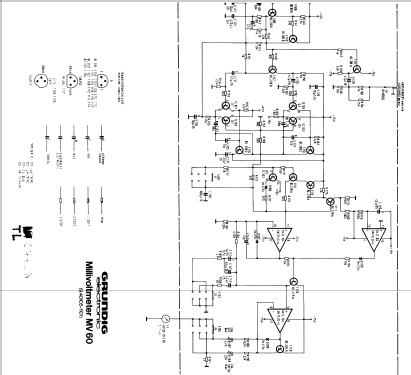 Millivoltmeter MV60 Equipment Grundig Radio-Vertrieb, RVF, Radiowerke ...