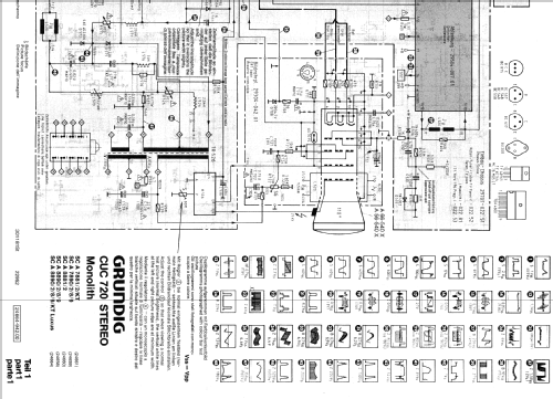 Monolith SC A 8881 / 8882 Ch= CUC 720 Stereo; Grundig Radio- (ID = 2092765) Television