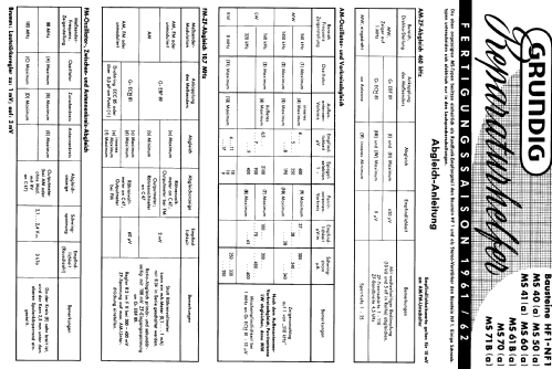 MS61 Barock; Grundig Radio- (ID = 73809) Radio