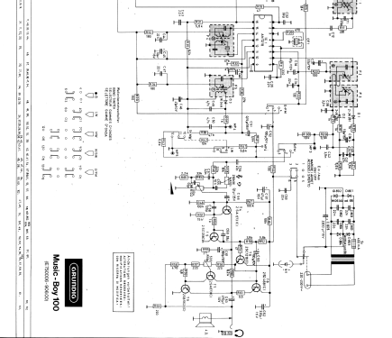 Music-Boy 100; Grundig Radio- (ID = 155898) Radio