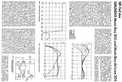 Music-Boy de Luxe 205; Grundig Radio- (ID = 746245) Radio