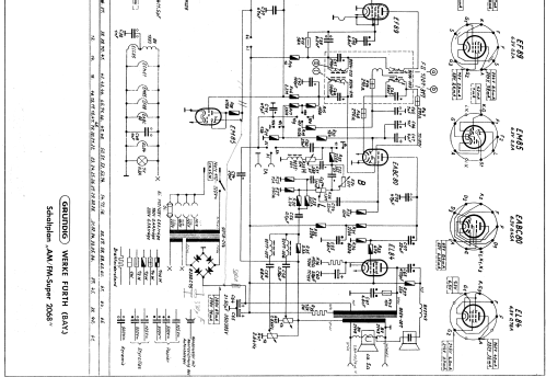 Musikgerät 2068; Grundig Radio- (ID = 338655) Radio