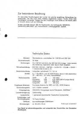 Musikgerät 2447; Grundig Radio- (ID = 2704601) Radio