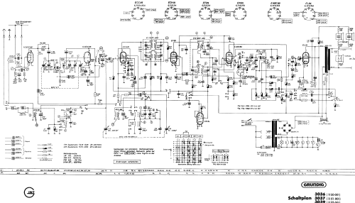 Musikgerät 3037; Grundig Radio- (ID = 41568) Radio