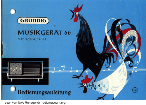 Musikgerät 66; Grundig Radio- (ID = 1353903) Radio