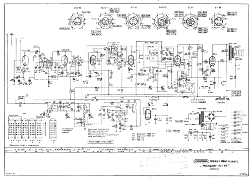 Musikgerät 97/60; Grundig Radio- (ID = 154469) Radio