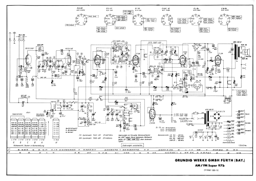 Musikgerät 97b; Grundig Radio- (ID = 2992829) Radio