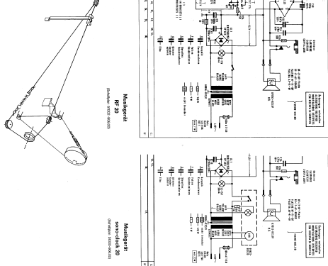 Musikgerät RF20; Grundig Radio- (ID = 72573) Radio