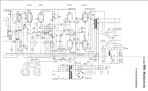 Musikschrank 8066; Grundig Radio- (ID = 12553) Radio