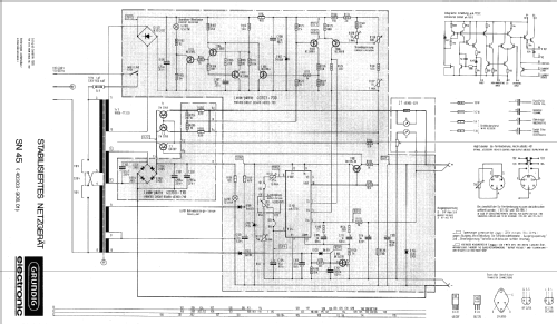 Netzgerät SN 45; Grundig Radio- (ID = 450254) Equipment