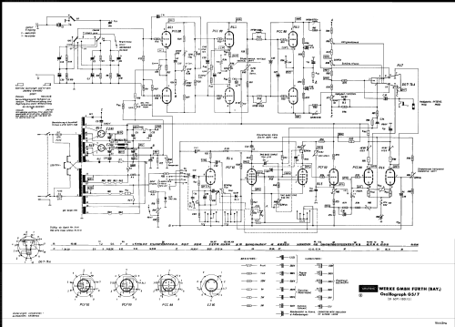 Oszillograph G5/7; Grundig Radio- (ID = 2399412) Equipment