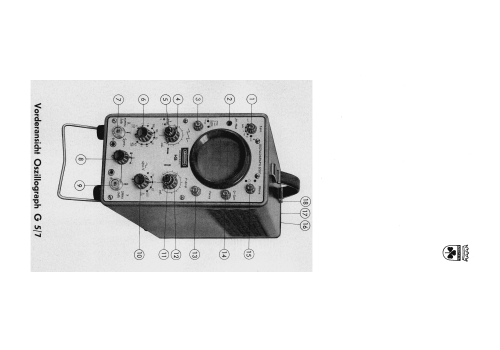 Oszillograph G5/7; Grundig Radio- (ID = 2399423) Equipment