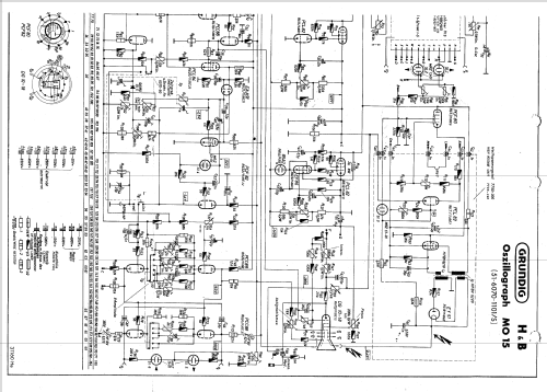 Oszillograph MO15; Grundig Radio- (ID = 566203) Equipment