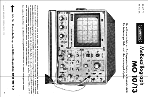 Oszillograph MO 10/13; Grundig Radio- (ID = 446945) Ausrüstung