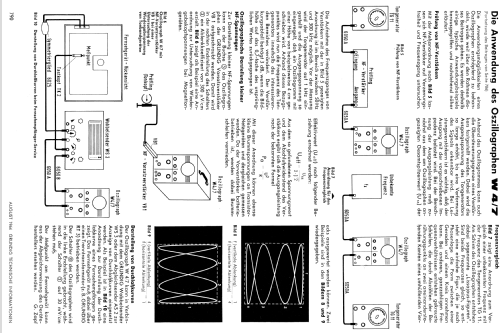 Oszillograph W4/7; Grundig Radio- (ID = 1065558) Equipment