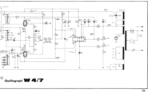 Oszillograph W4/7; Grundig Radio- (ID = 1065589) Equipment