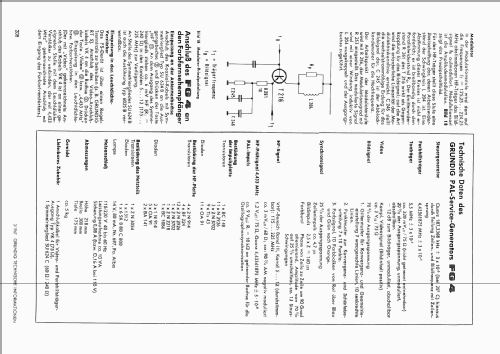 PAL-Servicegenerator FG4; Grundig Radio- (ID = 969871) Ausrüstung