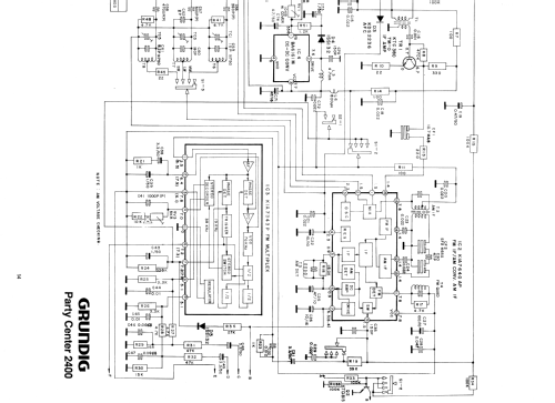 Party Center 2400; Grundig Radio- (ID = 576500) Radio