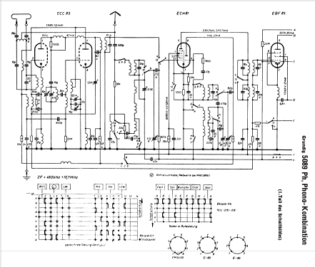 Phono-Kombination 5089Ph; Grundig Radio- (ID = 243905) Radio