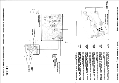 Plattenspieler Etude; Grundig Radio- (ID = 1505367) R-Player