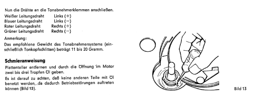 Plattenspieler PS 1020; Grundig Radio- (ID = 665694) Ton-Bild