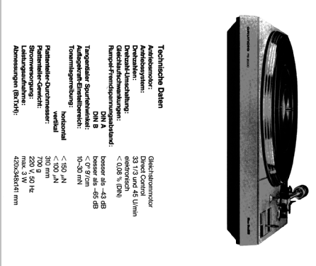 Plattenspieler PS 2000; Grundig Radio- (ID = 480294) R-Player