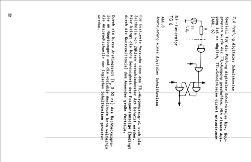 Präzisions NF-Generator TG6; Grundig Radio- (ID = 1335243) Equipment