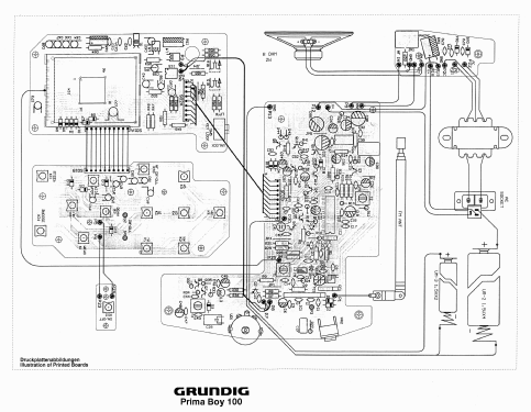 Prima Boy 100; Grundig Radio- (ID = 2449385) Radio