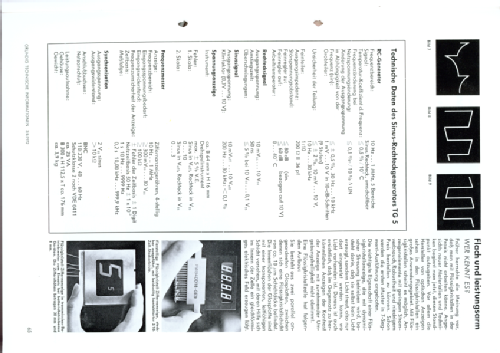 RC-Generator TG5A; Grundig Radio- (ID = 2131306) Equipment