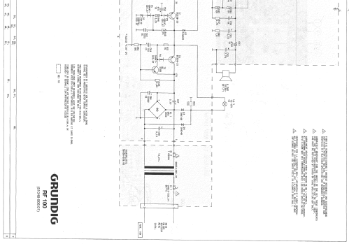 Rundfunkgerät RF100; Grundig Radio- (ID = 640640) Radio