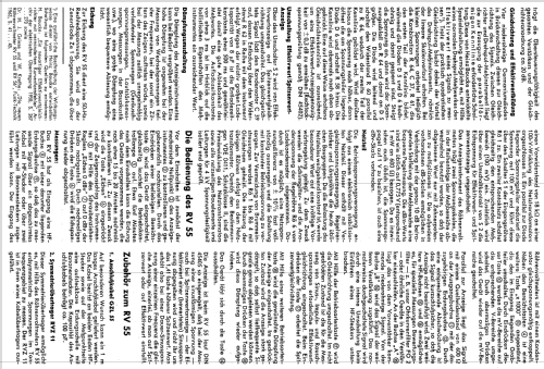 Röhrenvoltmeter RV55; Grundig Radio- (ID = 58739) Equipment