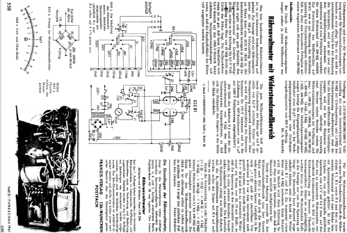 Röhrenvoltmeter RV-11; Grundig Radio- (ID = 640034) Equipment