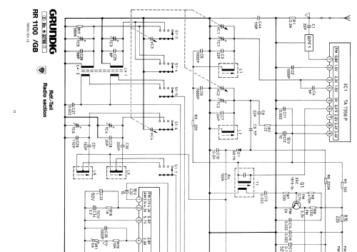 RR 1100/GB; Grundig Radio- (ID = 760584) Radio