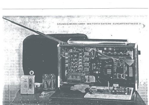 Satellit 205a; Grundig Radio- (ID = 1460814) Radio