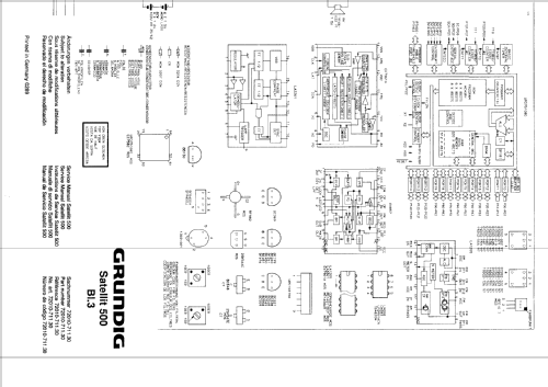 Satellit 500; Grundig Radio- (ID = 101568) Radio