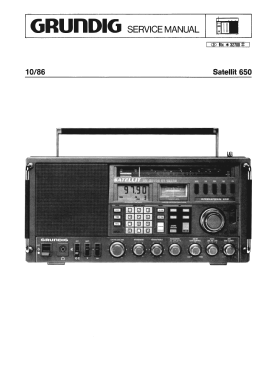 Satellit 650; Grundig Radio- (ID = 2773387) Radio