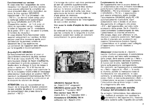 Satellit 210 Transistor 6001; Grundig Radio- (ID = 643402) Radio