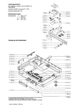 2+2 Motor System Servo Cassette Drawer SCF 6100; Grundig Radio- (ID = 2846386) R-Player