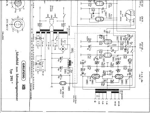 Schwebungssummer 295; Grundig Radio- (ID = 1415656) Equipment