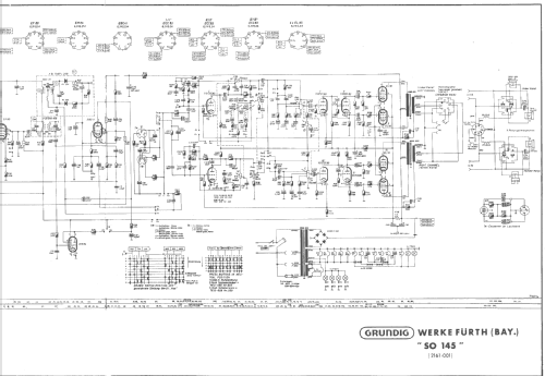 Stereo-Konzertschrank SO145; Grundig Radio- (ID = 159869) Radio