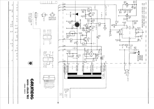 sono-clock 160; Grundig Radio- (ID = 485656) Radio