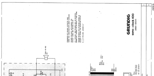 SONO CLOCK 400; Grundig Radio- (ID = 629947) Radio