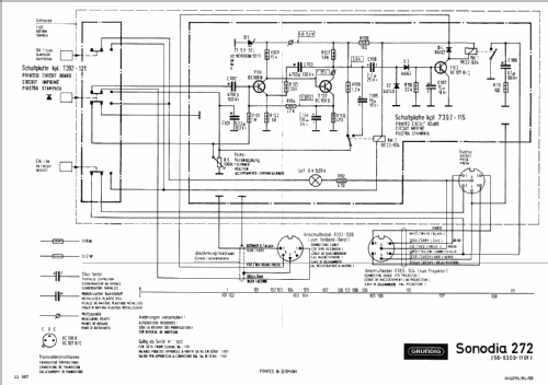 Sonodia 272; Grundig Radio- (ID = 85484) Altri tipi