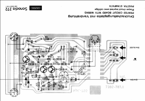 Sonodia 272; Grundig Radio- (ID = 85485) Misc