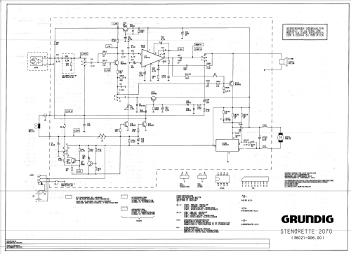 Stenorette 2070; Grundig Radio- (ID = 829493) R-Player