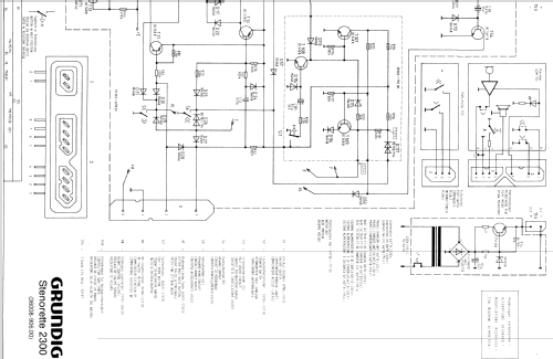 Stenorette 2300; Grundig Radio- (ID = 426513) R-Player